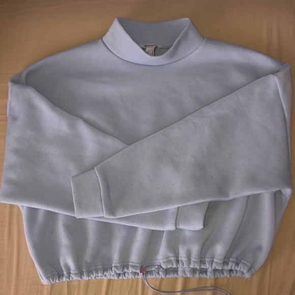 BabyBlue oversized mock necked sweater/pullover - Picture 1 of 3